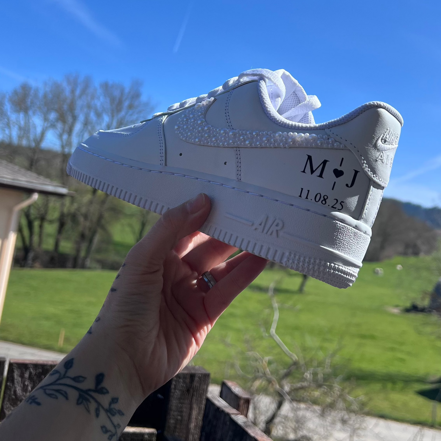 Chaussures de mariage personnalisées
