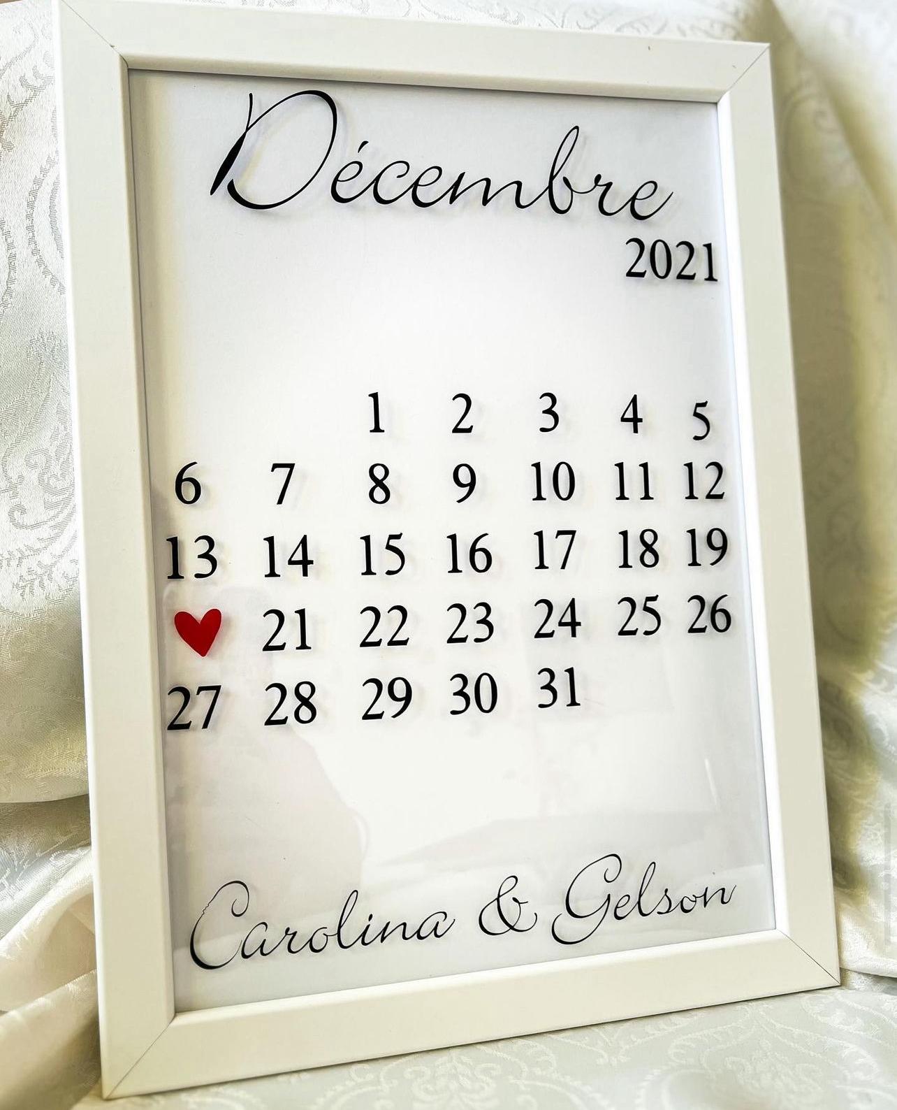 Calendrier Infini A4